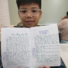 Luyện viết nhanh viết đẹp cho học sinh lớp 8 lên lớp 9